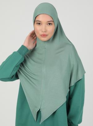 ecardin ST099-Zippered Viscose Hijab